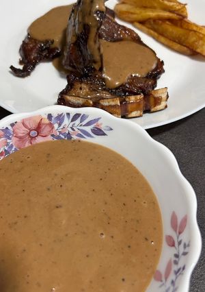 Gambar Blackpepper mushroom sauce