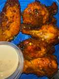 Airfried Panama Wingz with Steak Fries