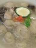 Bakso Ayam kuah Tekwan (bumbu sederhana)