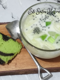 Foto resep Es Susu Melon