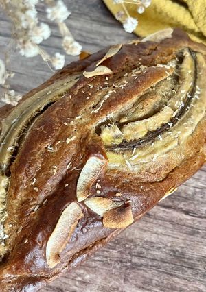 Une photo de Banana bread exotique