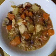 A picture of Chicken stew.