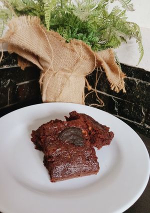 Foto resep Brownies pisang (kreasi tepung brownies nutricake)