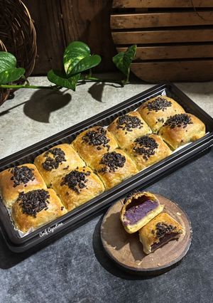 Foto resep Bolen Ubi Ungu
