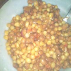 A picture of Fried githeri.