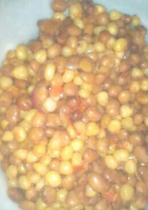 A picture of Fried githeri.