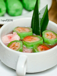 Foto resep Es pisang ijo