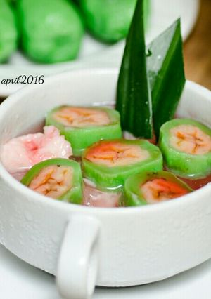Foto resep Es pisang ijo