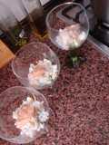 Mini cóctel de arroz y aguacate