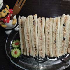 Creamy Chicken Sandwich 🥪 A picture of Creamy Chicken Sandwich 🥪.