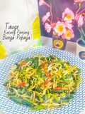 Tauge Kacang Panjang Bunga Pepaya