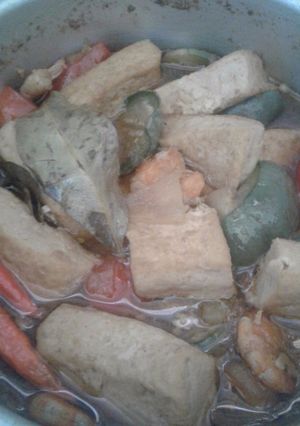 Foto resep Semur udang tahu bumbu iris