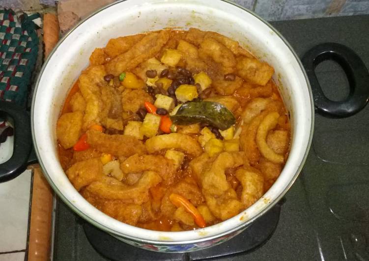 Sayur Krecek Tahu kacang