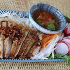 A picture of Bun Thit Nuong - BBQ pork Vietnamese style 🔥.