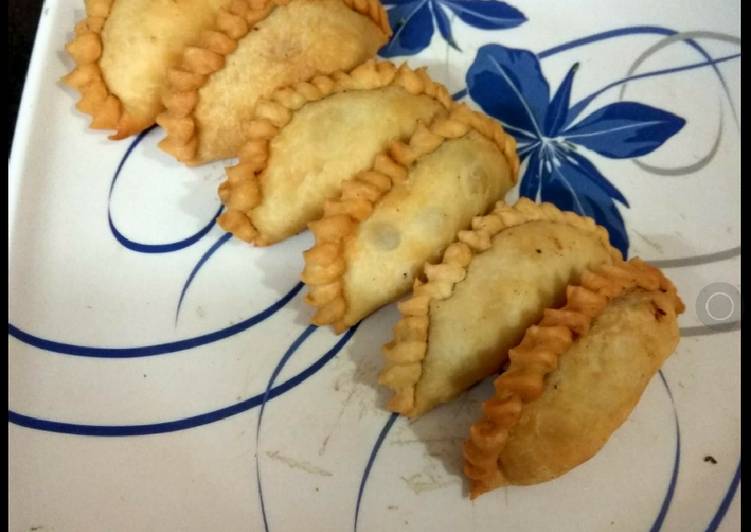 Recipe: Appetizing Peas gujiya