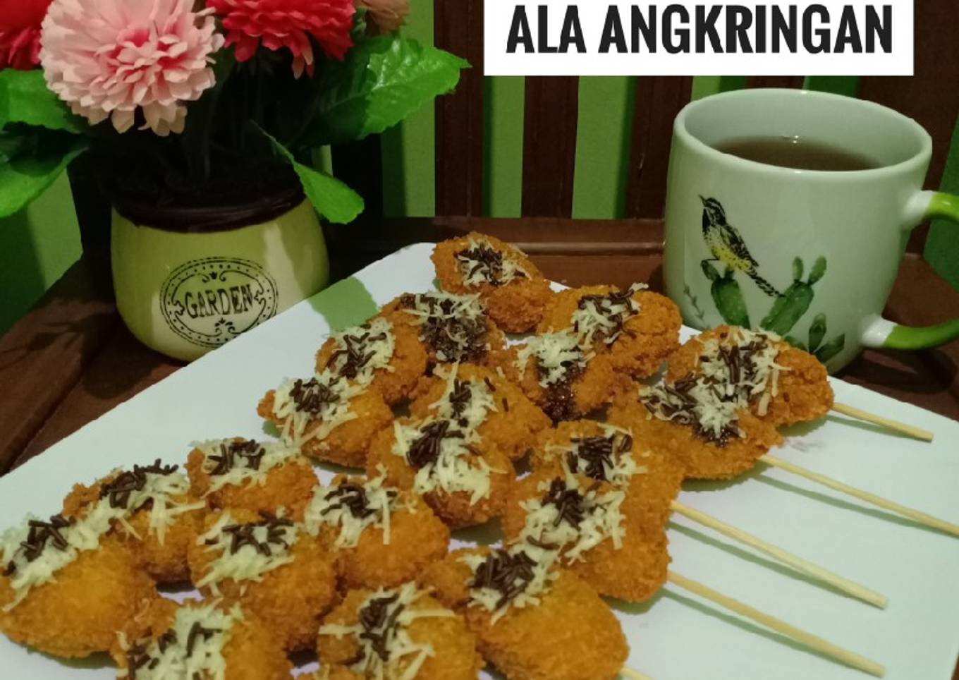 Sate Pisang Goreng Crispy Ala Angkringan