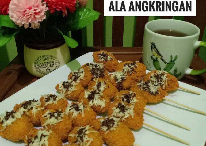 Sate Pisang Goreng Crispy Ala Angkringan