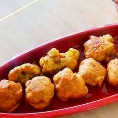 A picture of Cauliflower Bhaji.