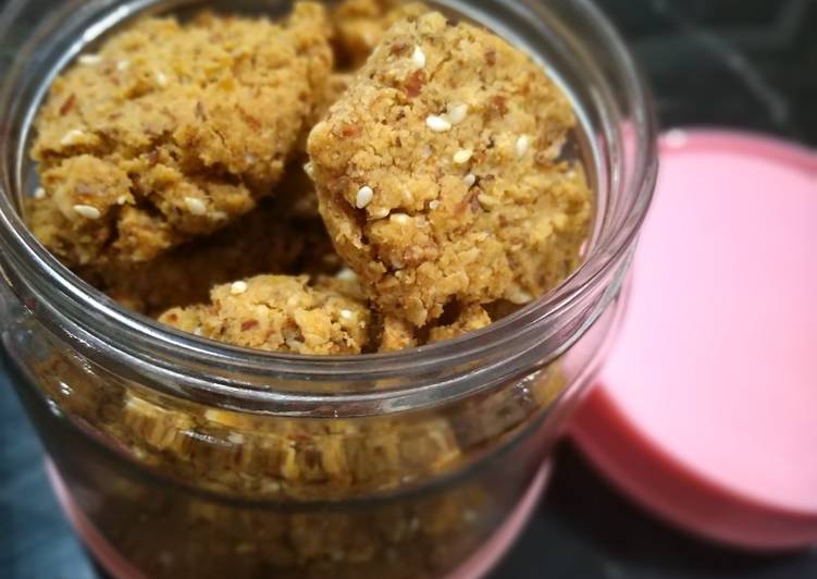 Resep Cookies almond+Oat, Menggugah Selera