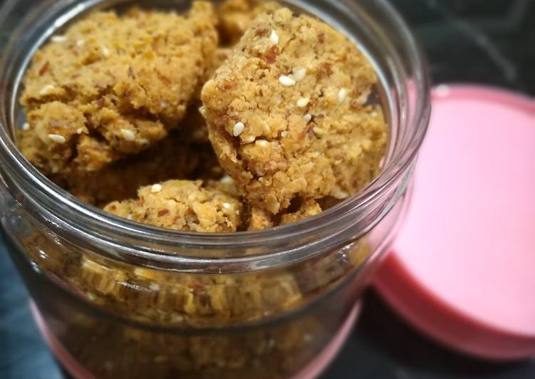 Resep Cookies almond+Oat Anti Gagal