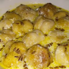 A picture of Dahi phulki🥣.