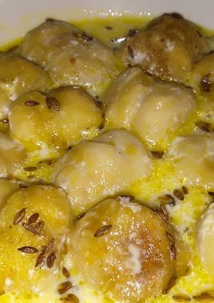 A picture of Dahi phulki🥣.