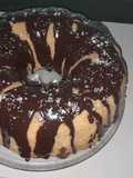 Bizcochuelo con pasas de uva y chocolate