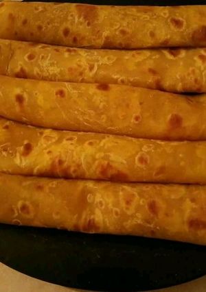 A picture of Turmeric chapati.