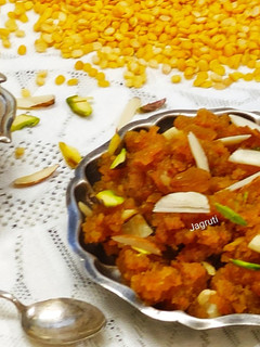 A picture of Moong Dal Halwa !!.