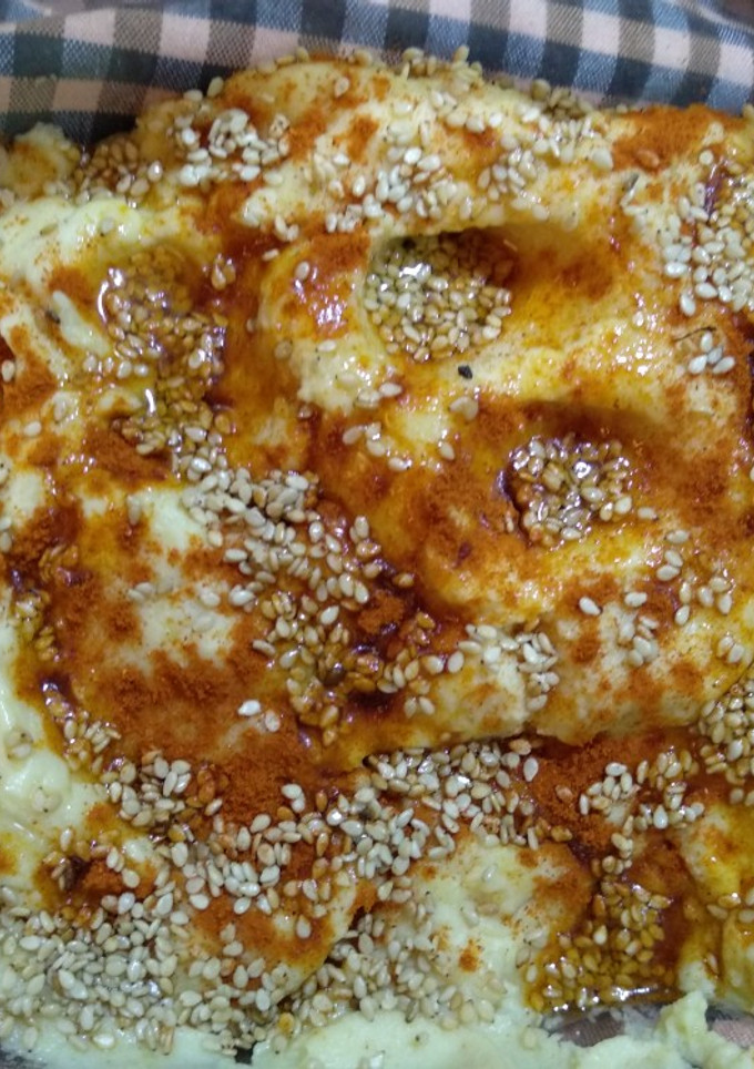 Una foto de Hummus casero