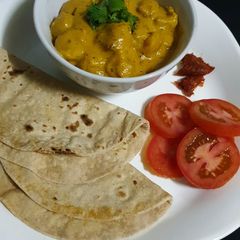 A picture of Soya vadi sabji.