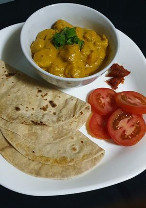 A picture of Soya vadi sabji.