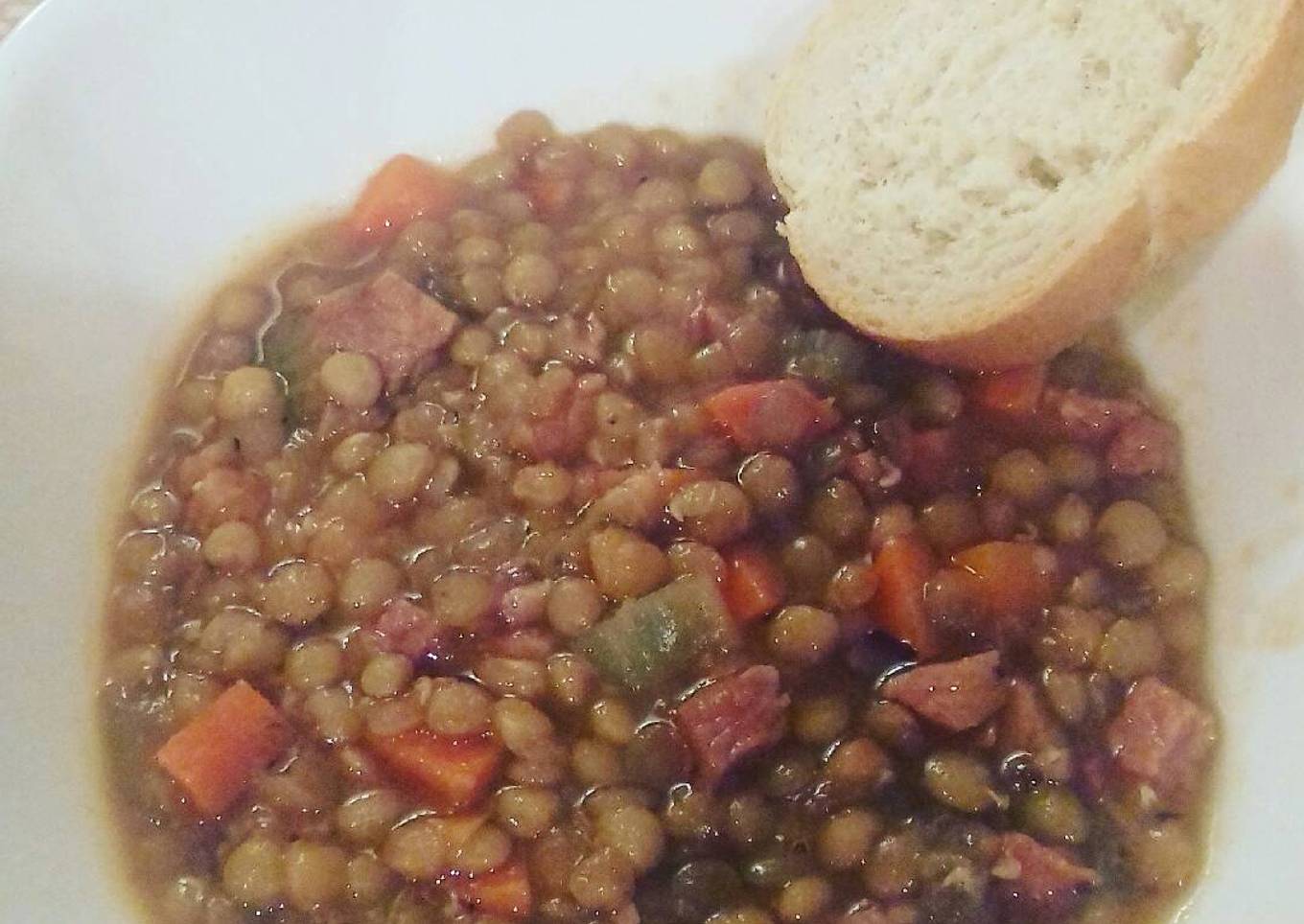Lentil and Ham soup