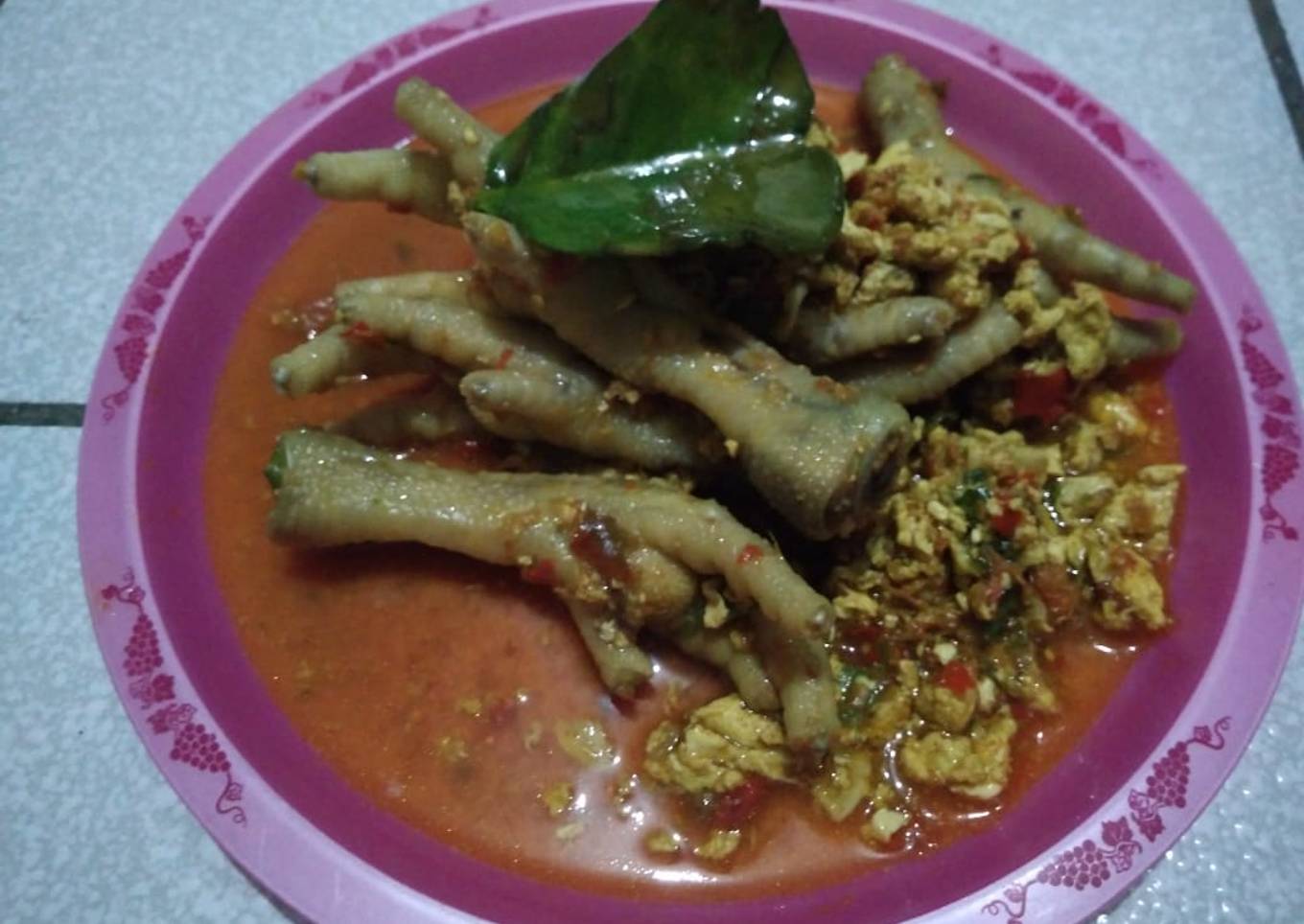 Ceker Sambal Telur