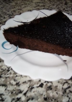عکسی از دستور کیک خیس شکلاتی