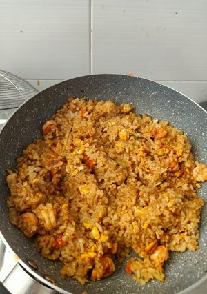 Foto resep Nasi goreng udang