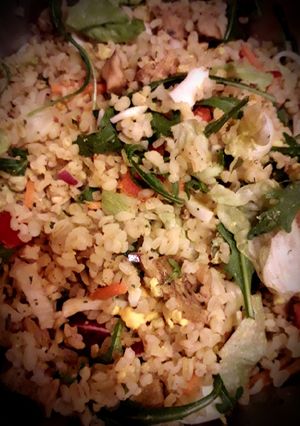 Bulgur egytálétel recept fotója