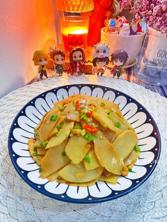 蒜辣炒筍片 的食譜成品照片