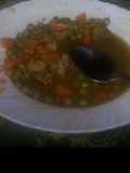 Green peas n meat(minji na nyama)