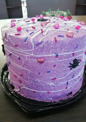 Una foto de Halloween cake
