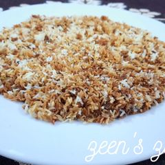 Oven Roasted Plain Cooked Rice A picture of Oven Roasted Plain Cooked Rice.