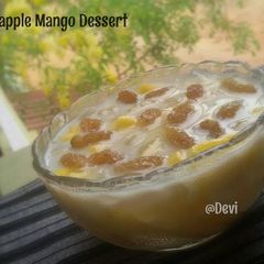Ice Apple Mango Dessert A picture of Ice Apple Mango Dessert.