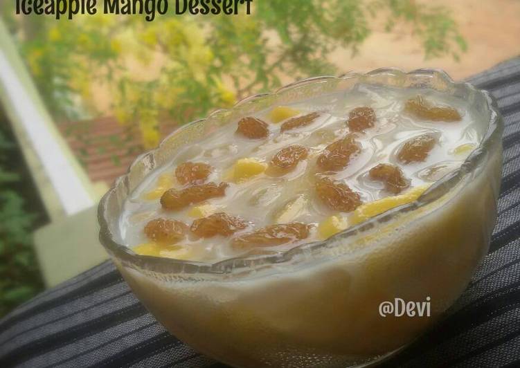 Steps to Make Award-winning Ice Apple Mango Dessert