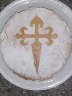 Una foto de Tarta de Santiago