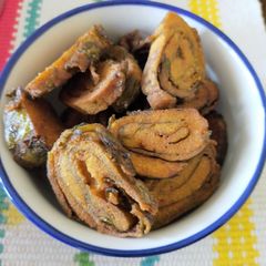 A picture of Deep Fry Arbi Patra.