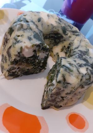 Una foto de Budín de acelga y espinaca