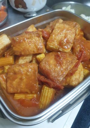 🍅蕃茄炒豆腐🥗 的食譜成品照片
