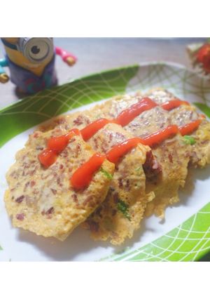 Foto resep Pancake Nasi Merah
