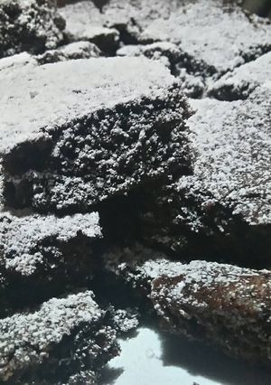 Una foto de Brownie de chocolate