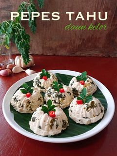 Foto resep Pepes Tahu Daun Kelor